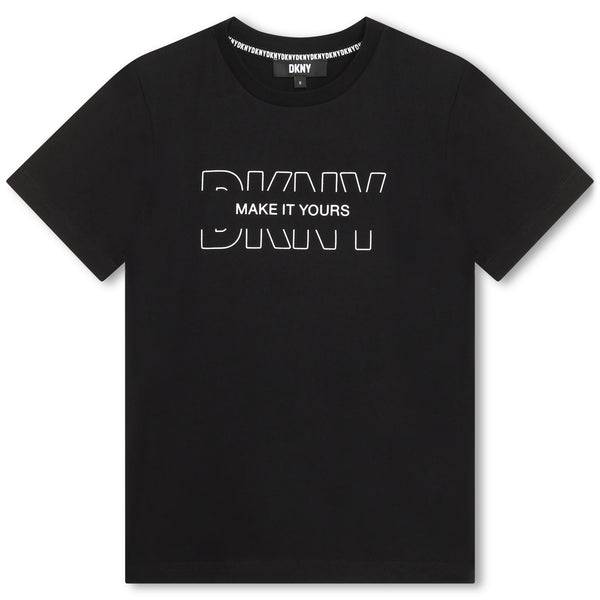 DKNY Contrasting print t-shirt