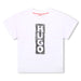 Hugo cotton t-shirt with logo print