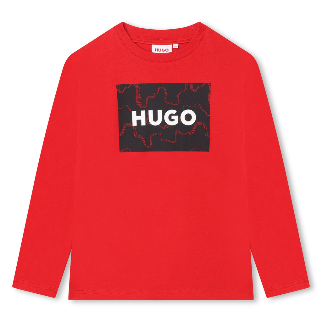 Hugo T-shirt with framed logo print