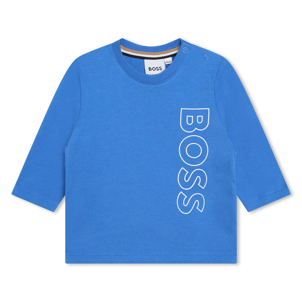 BOSS Cotton t-shirt with logo