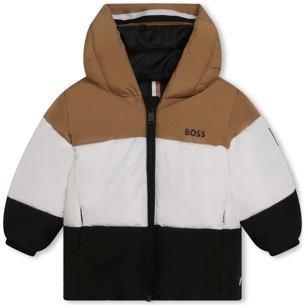 BOSS Water-repellent hooded jacket