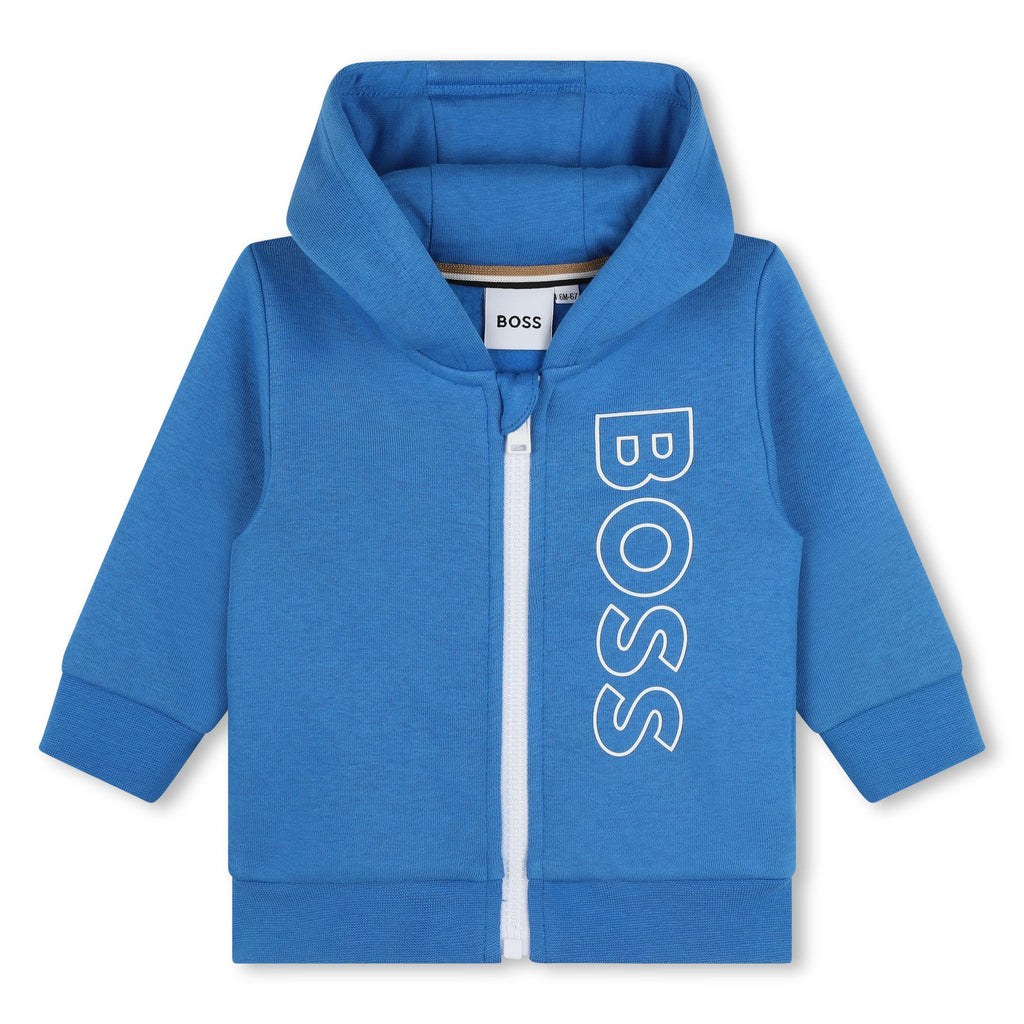 BOSS Zip-up fleece sweatshirt