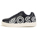 BOSS Lace-up leather trainers