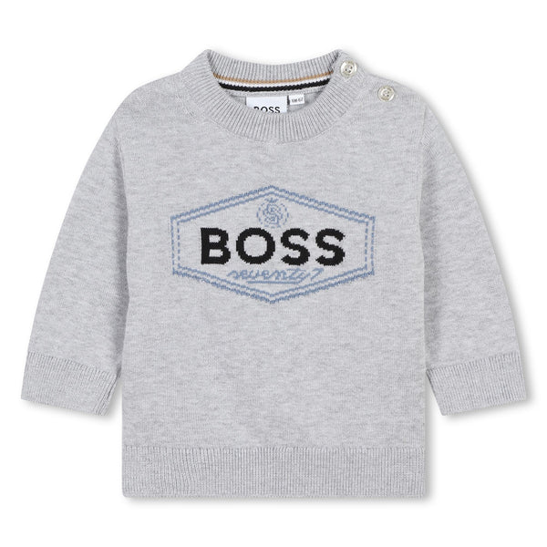 BOSS Cotton logo jumper