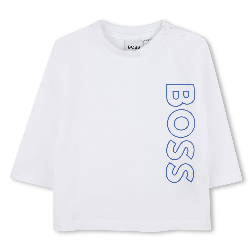 BOSS Cotton T-shirt with logo