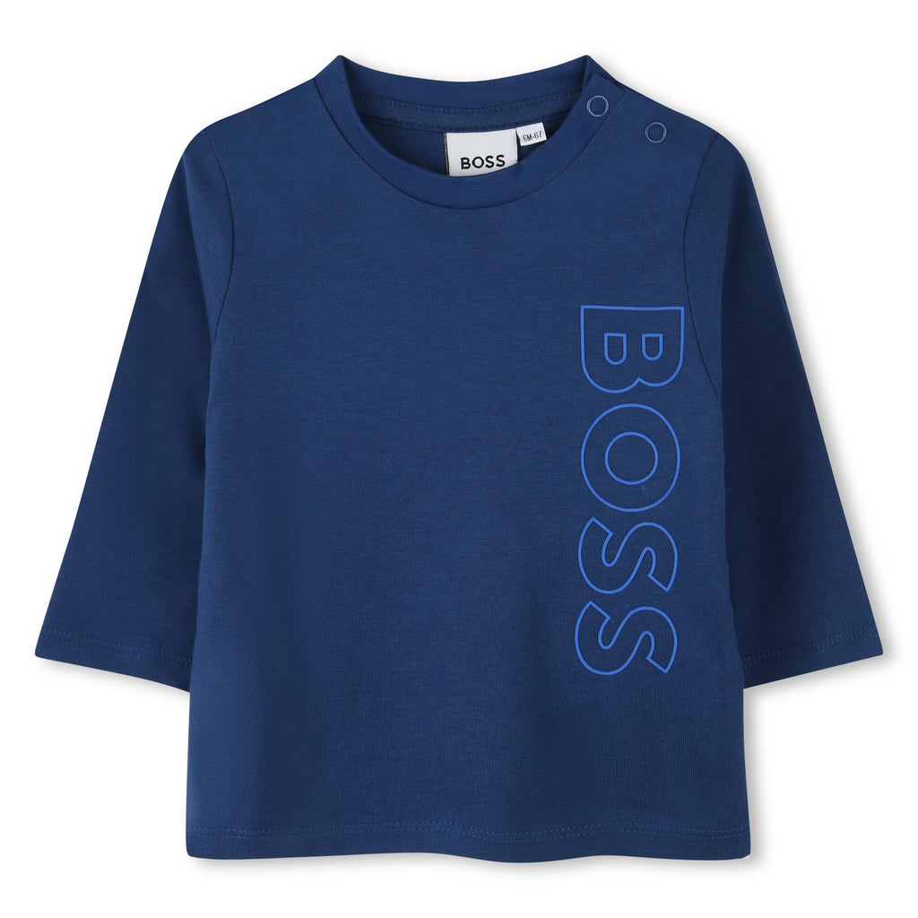 BOSS Cotton T-shirt with logo