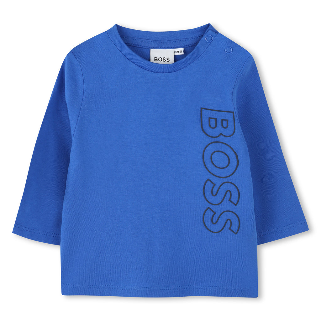 BOSS Cotton T-shirt with logo