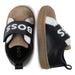 BOSS Leather hook-and-loop trainers