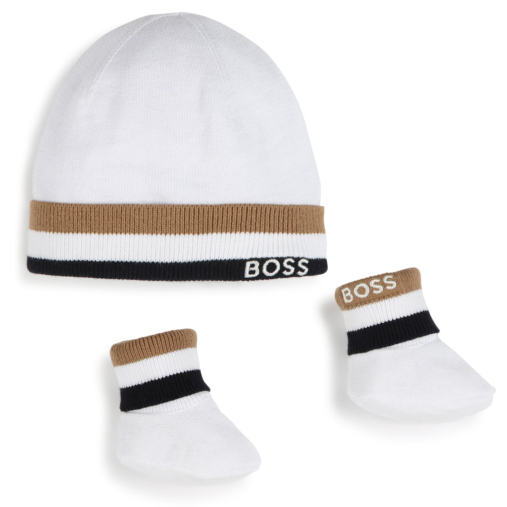 BOSS Hat and booties set