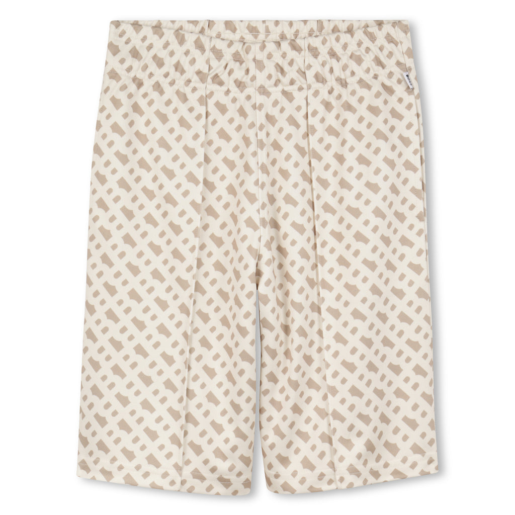 Monogram-print Bermuda shorts