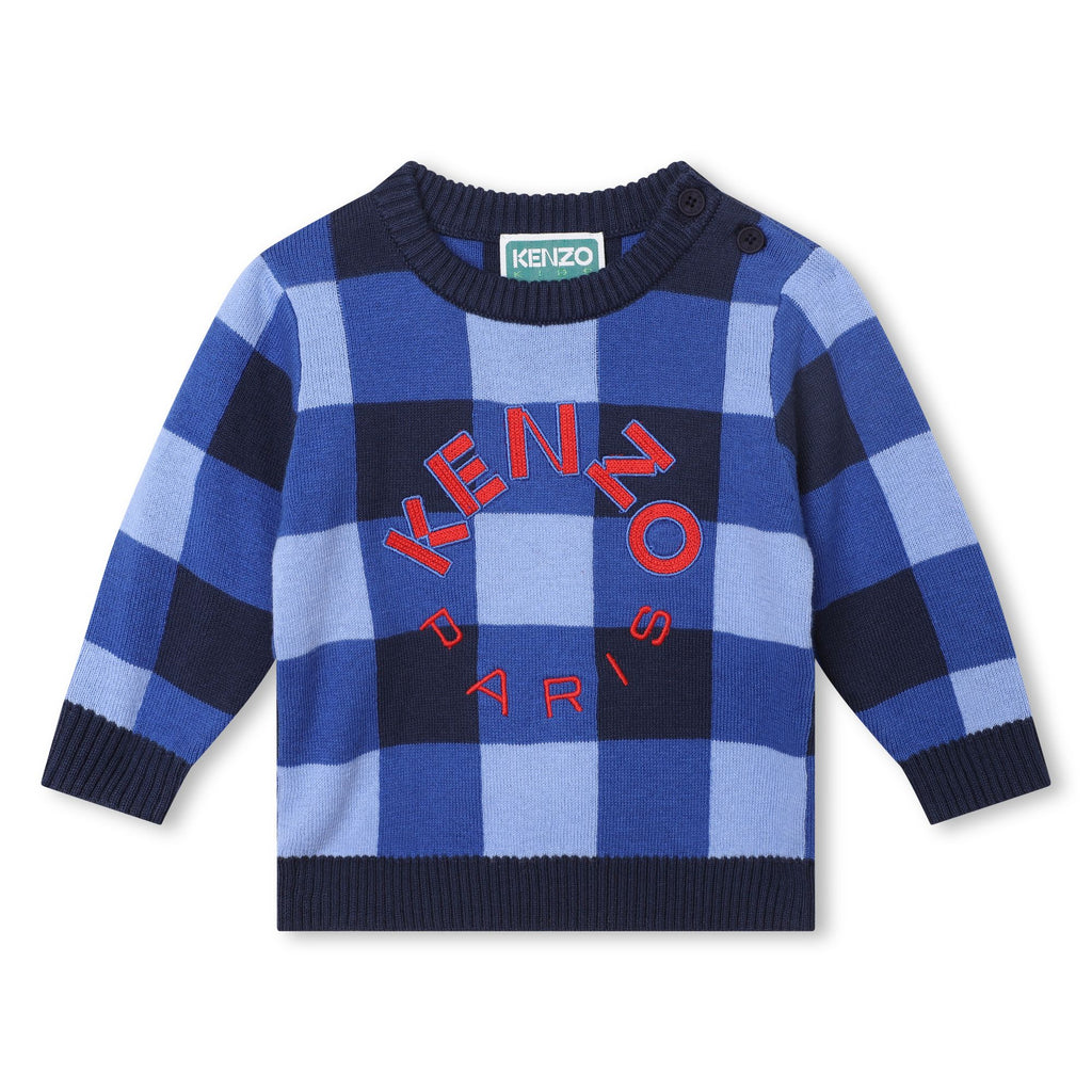 KENZO KIDS Cotton-rich jumper