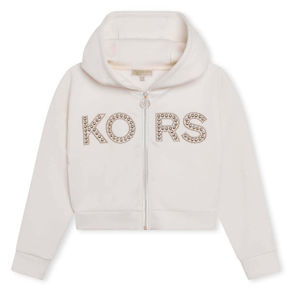 Michael Kors Hooded zip-through sweatshirt