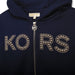 Michael Kors Hooded zip-through sweatshirt