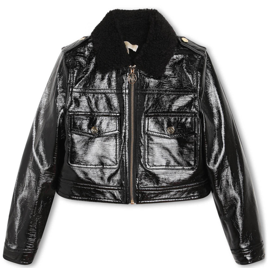 Michael  Kors Cracked-effect jacket