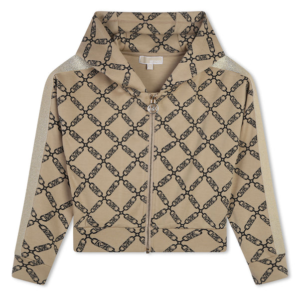 MICHAEL KORS Zip-up hooded cardigan