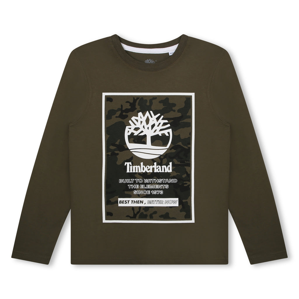 TIMBERLAND Long-sleeved logo t-shirt