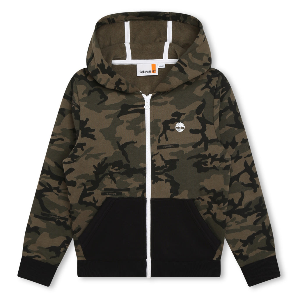 TIMBERLAND Hooded fleece sweatshirt