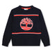 TIMBERLAND Knit logo and stripes jumper