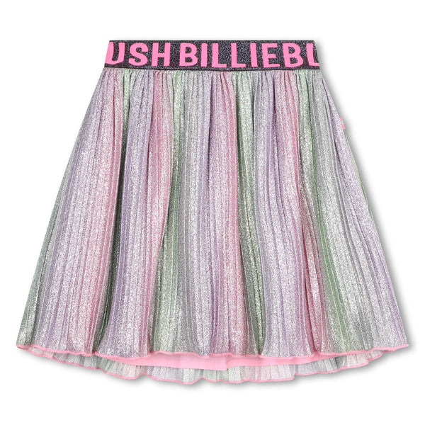 BILLIEBLUSH Metallic pleated skirt