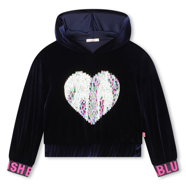 BILLIEBLUSH Velvet sweatshirt