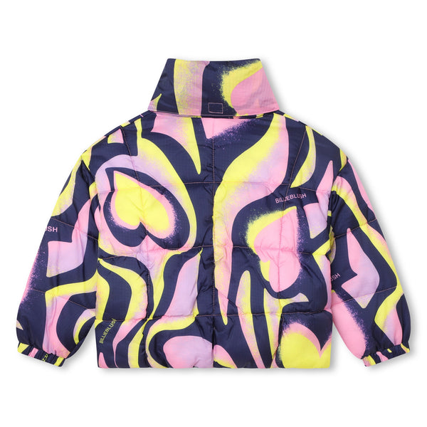 BILLIEBLUSH Heart-print puffer jacket