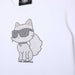 KARL LAGERFELD Cotton rhinestone t-shirt