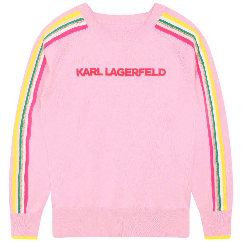 KARL LAGERFELD Cotton and cashmere jumper