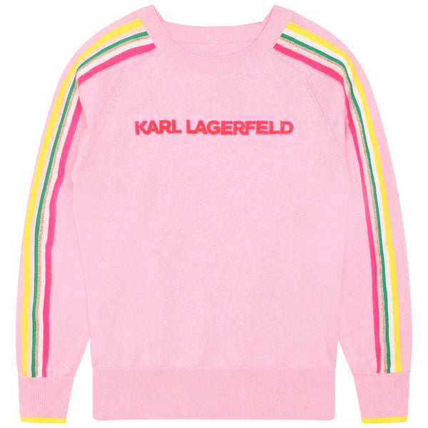 KARL LAGERFELD Cotton and cashmere jumper