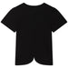 SONIA RYKIEL Girls Black Cotton Lips Logo T-Shirt