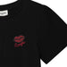 SONIA RYKIEL Girls Black Cotton Lips Logo T-Shirt