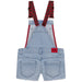 HUGO Girls Blue Denim Dungaree Shorts