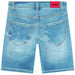 HUGO Fleece-effect jean shorts