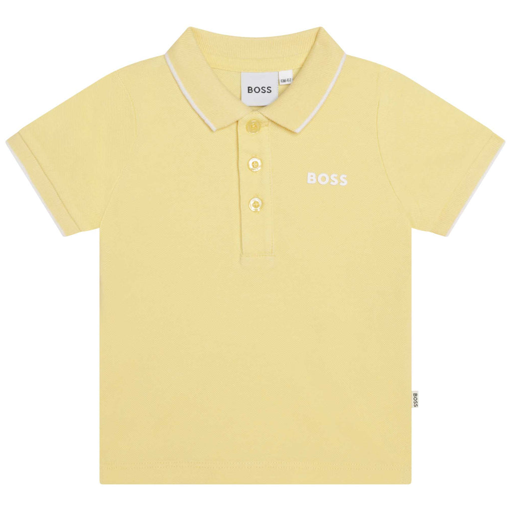 BOSS Short-sleeved cotton polo