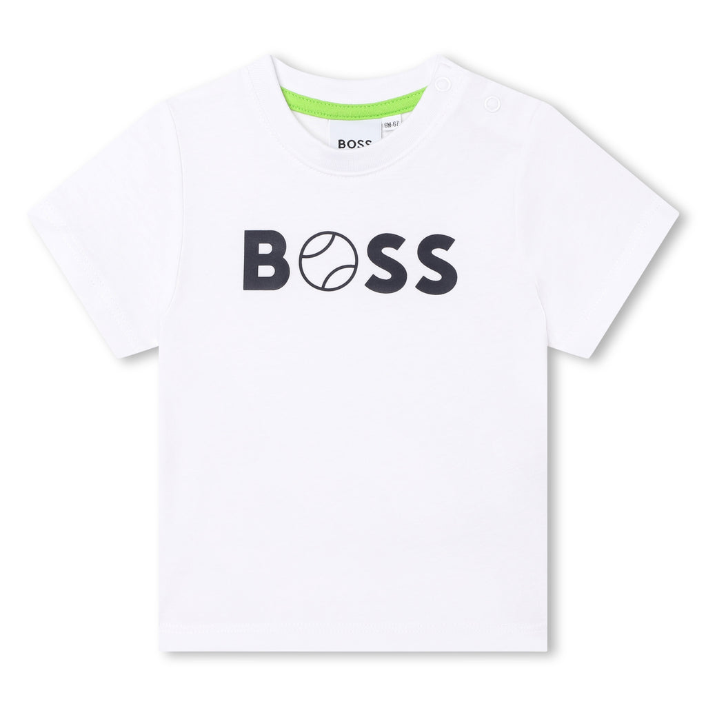 BOSS Cotton t-shirt with logo