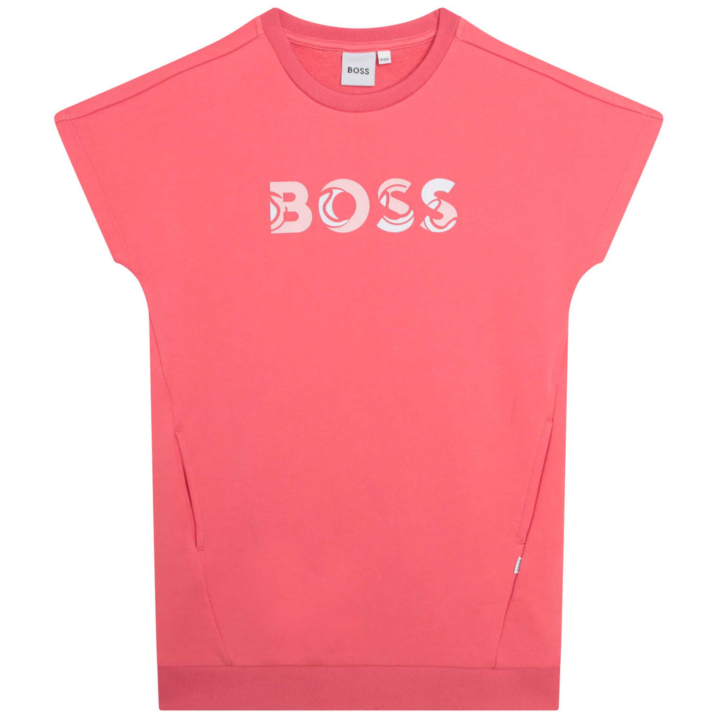 BOSS Cotton sweatshirt dress