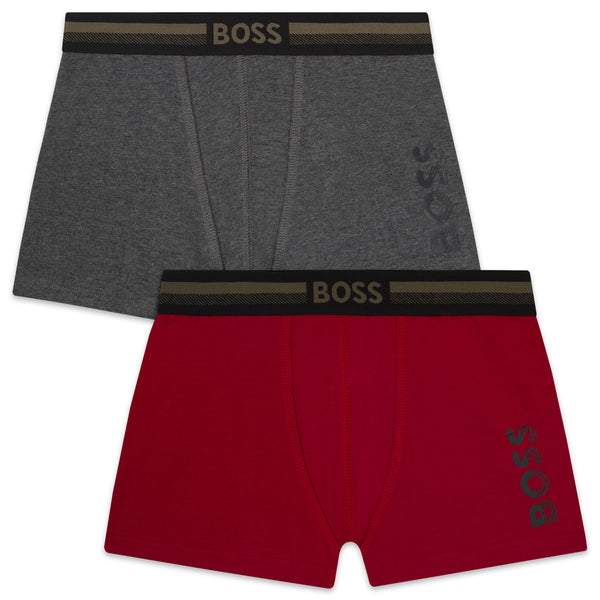 Boss 2-pack logo-waist boxers