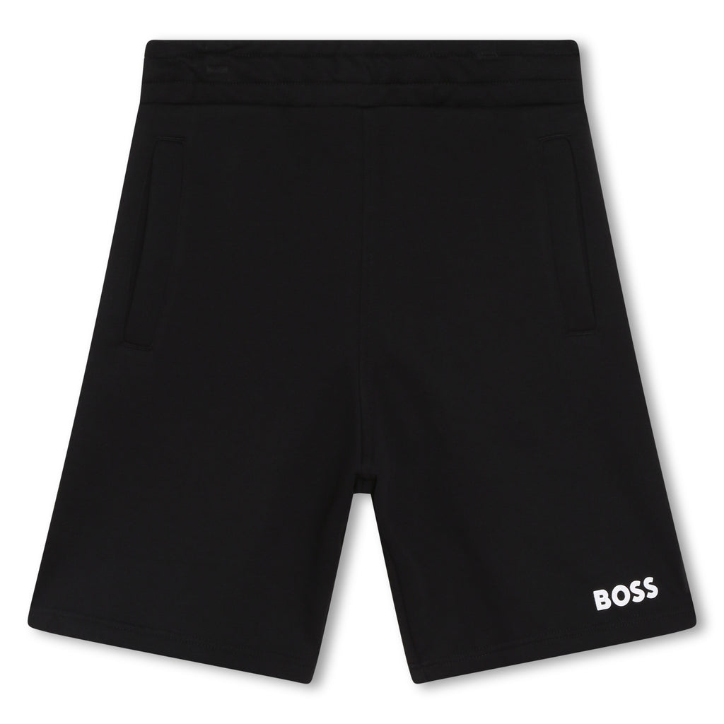 BOSS Fleece jogging bermuda shorts