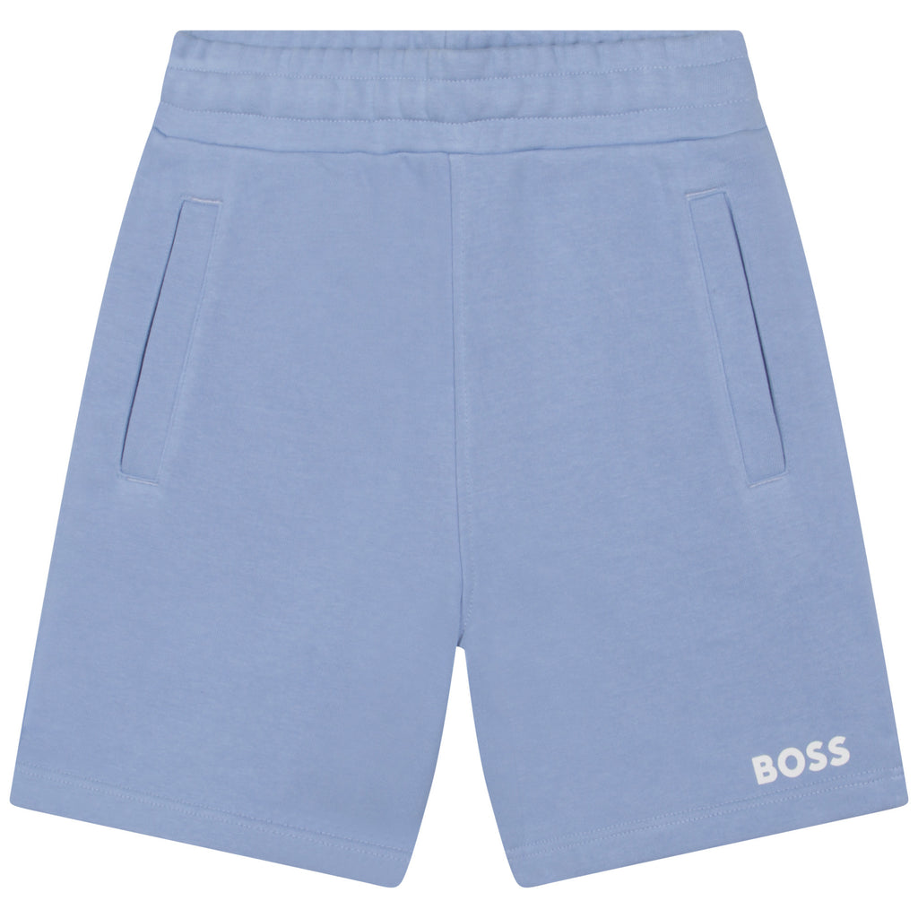 BOSS Fleece jogging bermuda shorts