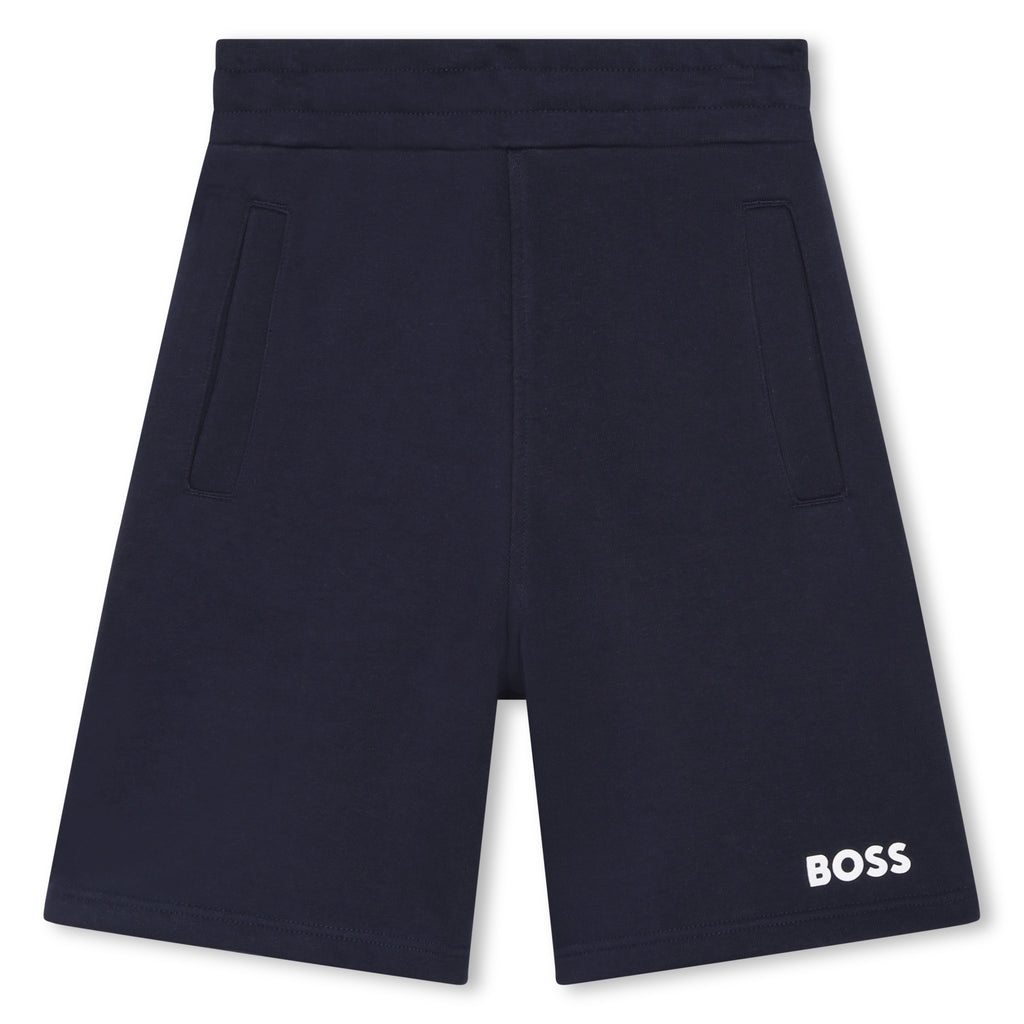 BOSS Fleece jogging bermuda shorts