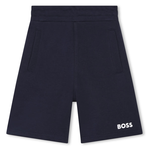 BOSS Fleece jogging bermuda shorts