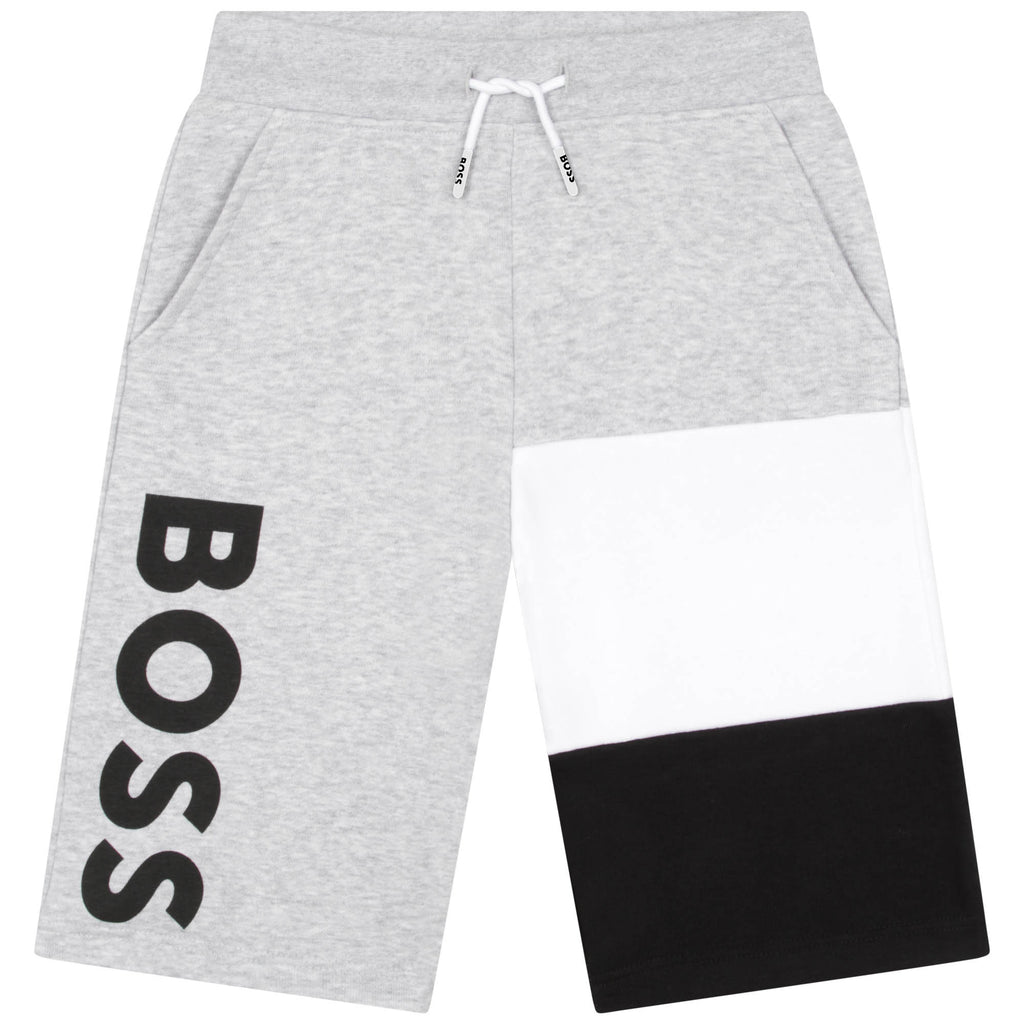 BOSS Fleece bermuda jogging shorts