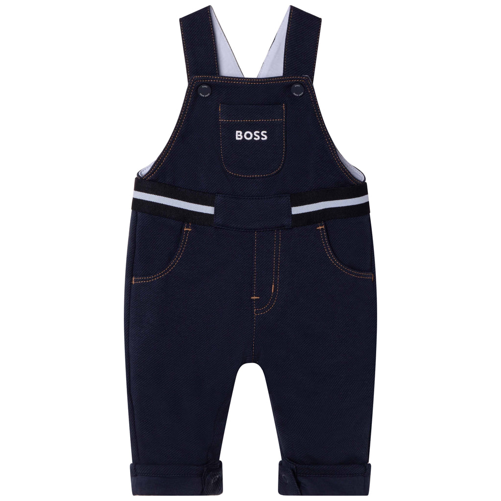 Lined twill dungarees