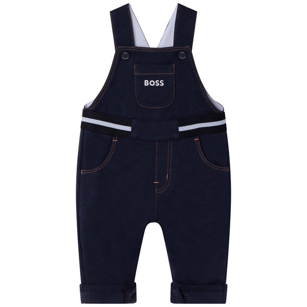 Lined twill dungarees