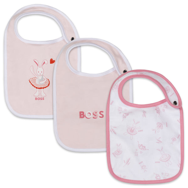 Pack of 3 printed bibs