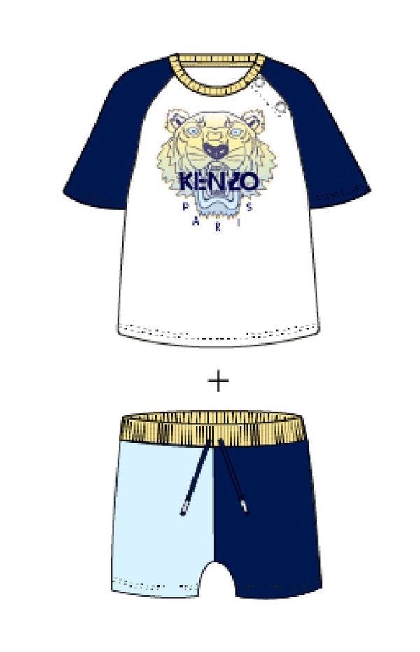 KENZO Tiger print set