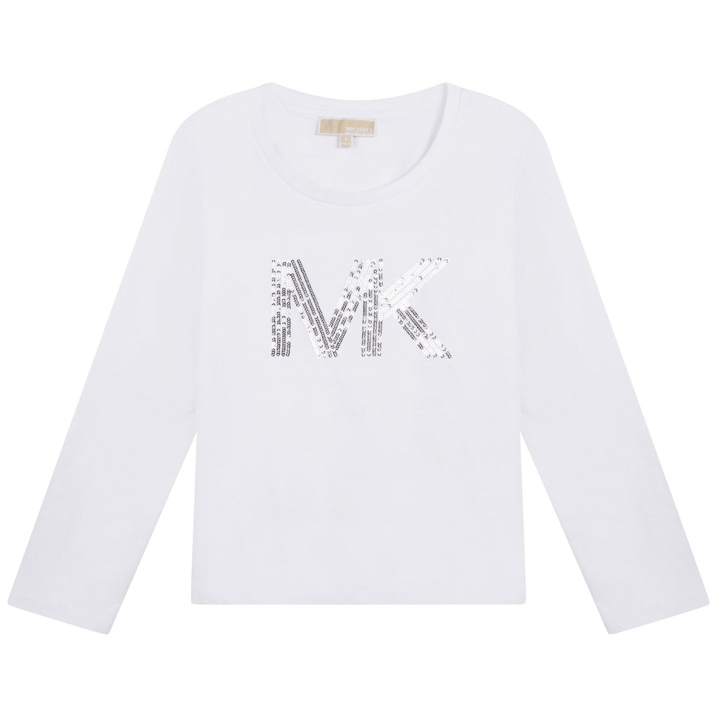 Cotton t-shirt with sequins