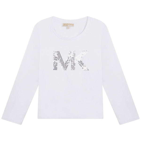 Cotton t-shirt with sequins