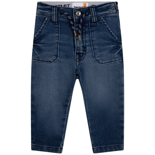 Jeans with elasticated waist