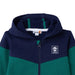 Hooded jogging cardigan