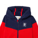 Hooded jogging cardigan